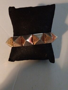 Valentino Gold Pyramid Stud Bracelet
